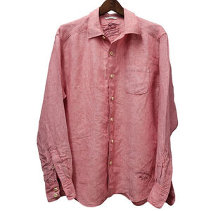 Tommy Bahama Mens Long-Sleeves 100% Linen Shirt Size Medium